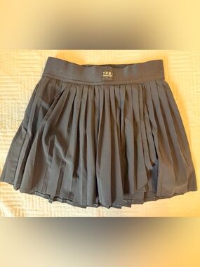 YPB® Abercrombie Kids Girls' Black Pleated Skort